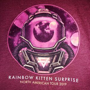 Rainbow Kitten Surprise North American Tour 2019 Shirt- Size Small